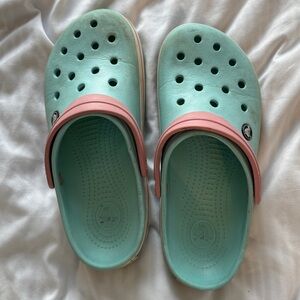 Women’s Aqua and Pink Clogs